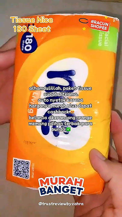 TISSUE NICE 180 SHEET 😍 #shortvideo