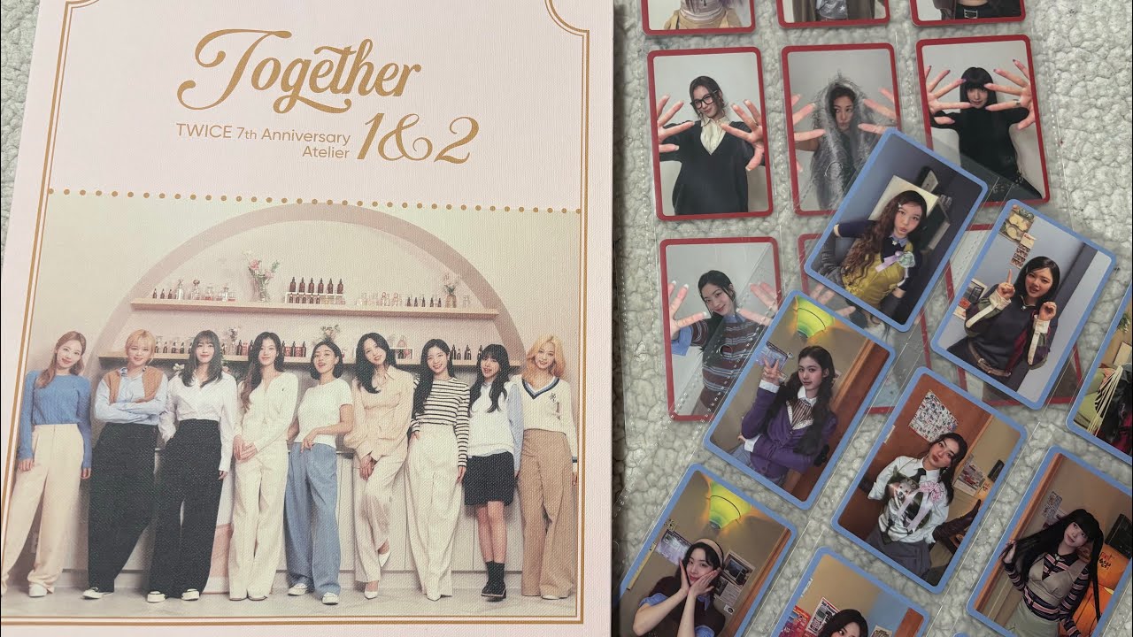 ⤷TWICE binder unboxing^^+organiznado photcards en el binder ⋆˚꩜｡