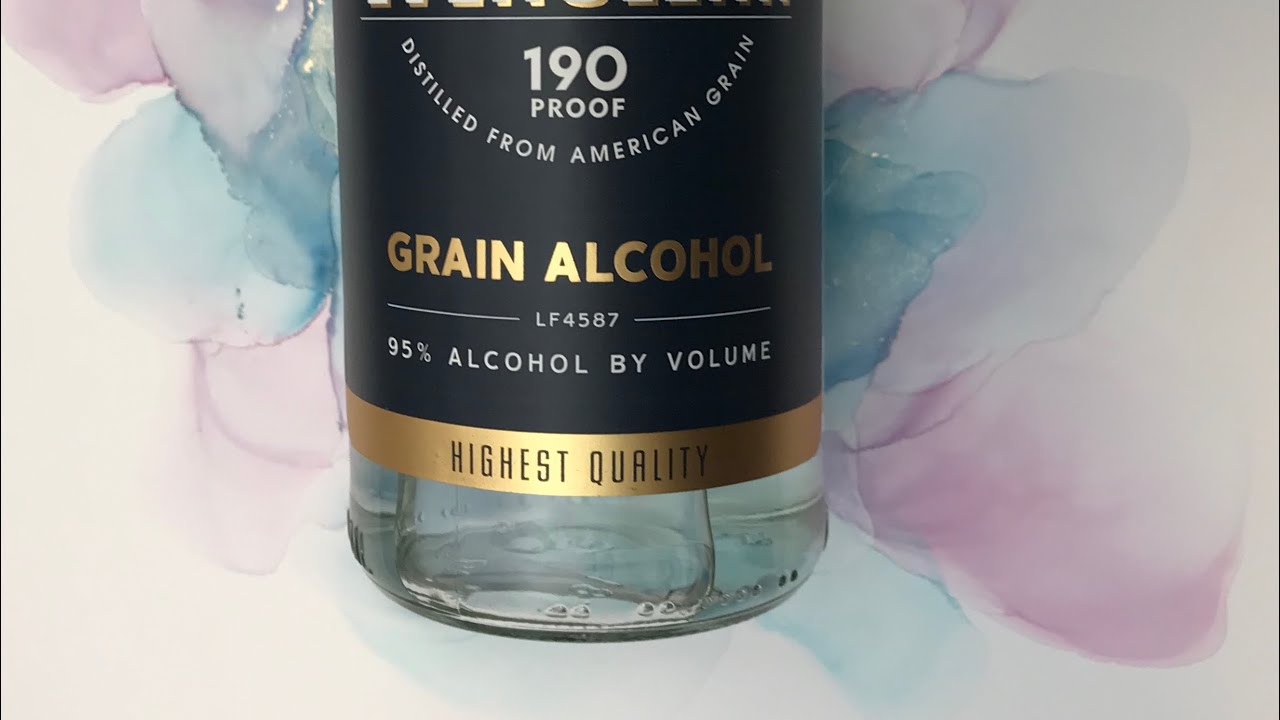 [43] Wispy Alcohol Ink Painting Using Grain Alcohol? - YouTube