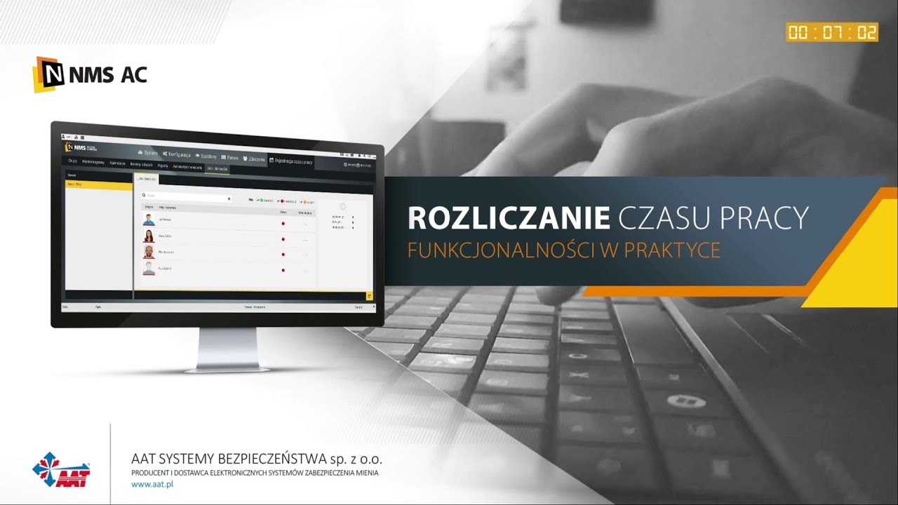#3 NMS AC - Rejestracja czasu pracy