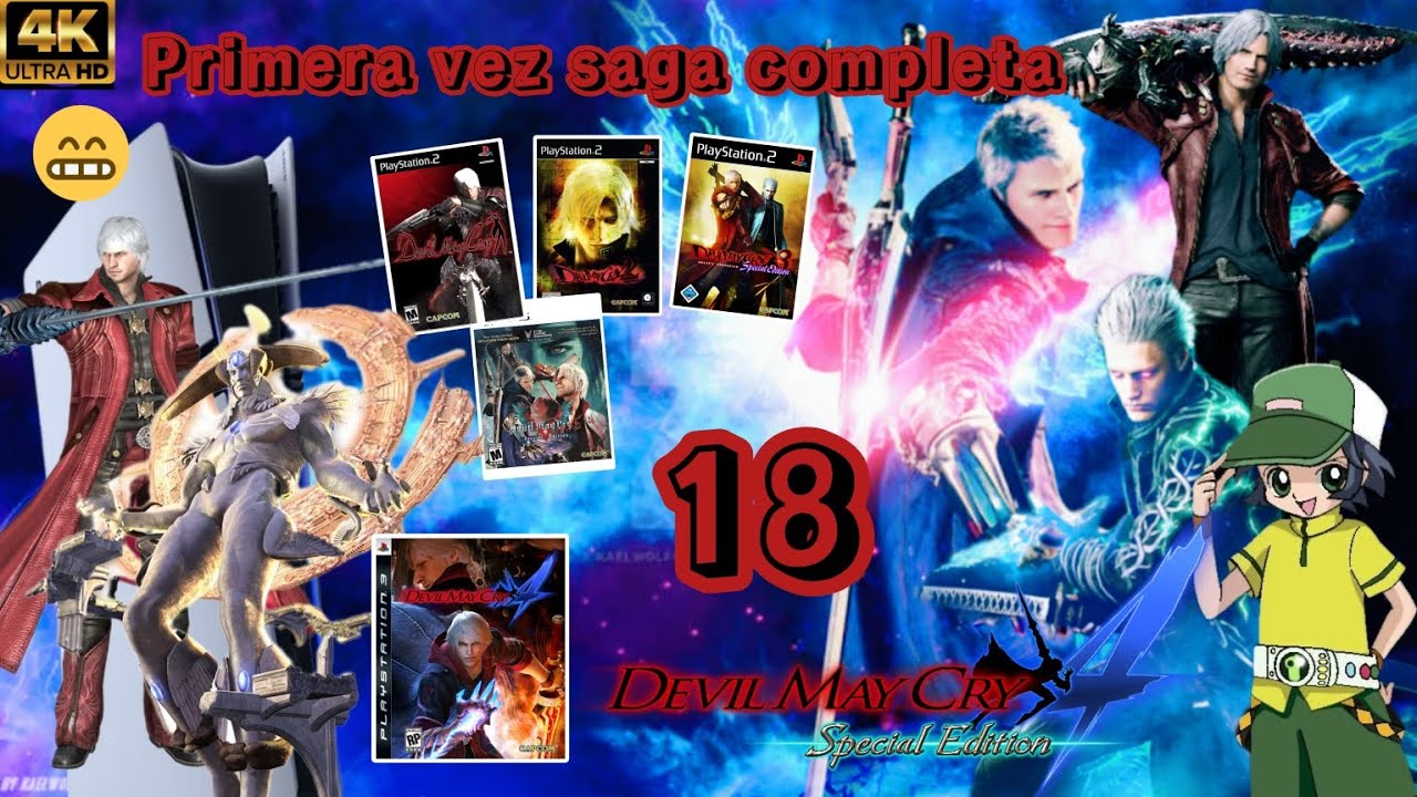 [18/20] devil may cry 4 - aquí mis jugadas resumidas de mi lista de favoritos reacción y más 😅🌠