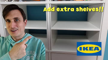 How To add shelves to an IKEA Kallax Unit