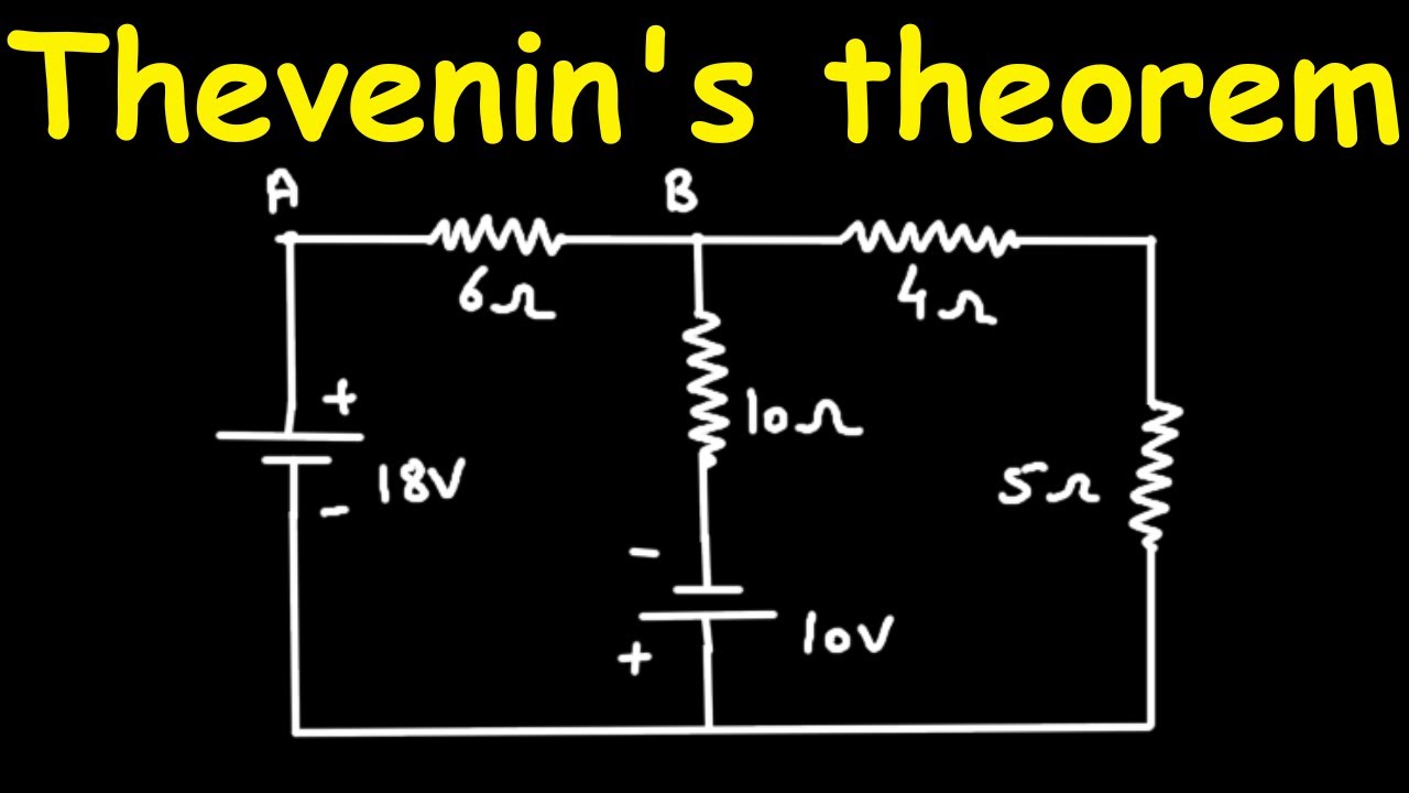 Thevenin's Theorem Problem | Thevenin's Equivalent Circuit - YouTube