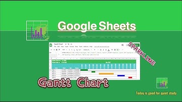 Create Dynamic Gantt Charts with SPARKLINE in Google Sheets