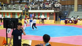 20180826(일) 제51교육감기 태권도 대회 (홍 김서홍-결승전 1회전)