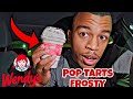 I Tried Wendys New Pop Tarts Strawberry Frosty Fusion!!!