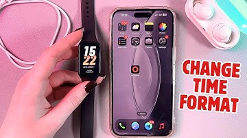 Xiaomi Mi Band 8 Active: How to Change the Time Format