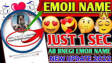 How to make Invalid+Emoji name facebook account | Emoji name fb I
