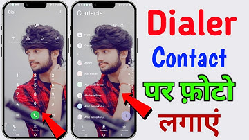 How to set a photo in the dialer contact and caller screen background on any Android device?