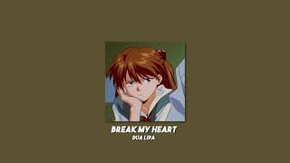 dua lipa - break my heart (slowed & reverb)