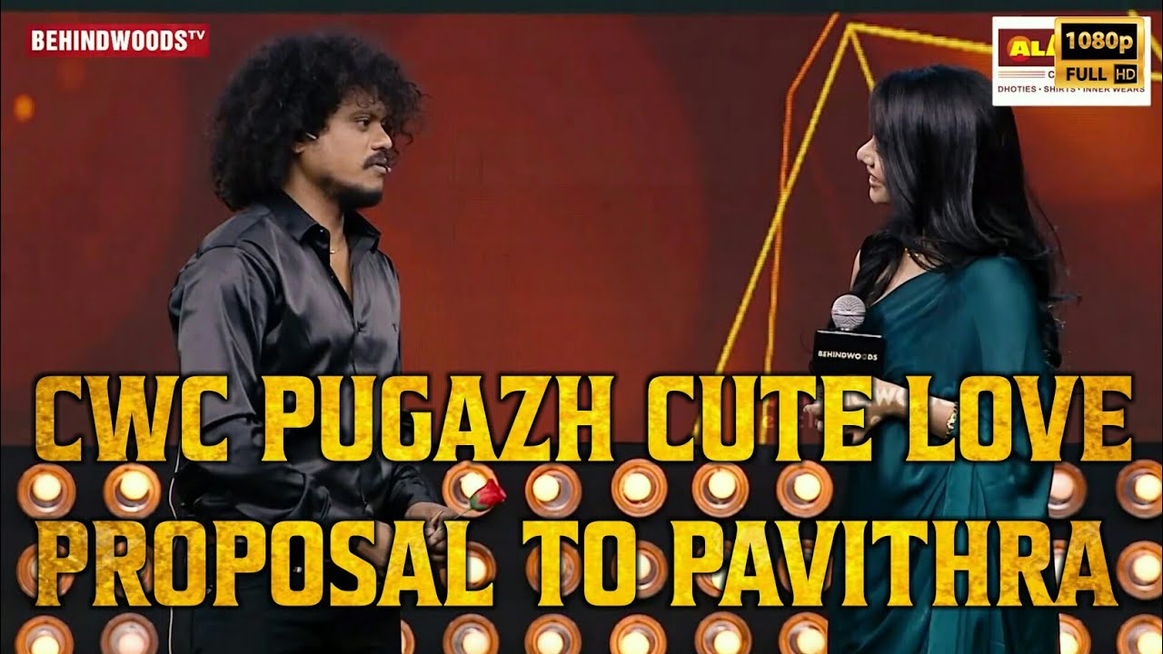 cwc pugazh cute 😘love proposal to pavithra #pugazh #pavithra # ...