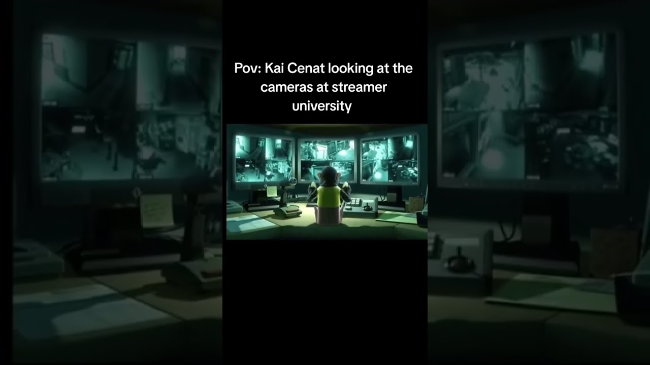 Kai cenat looking at the camera 