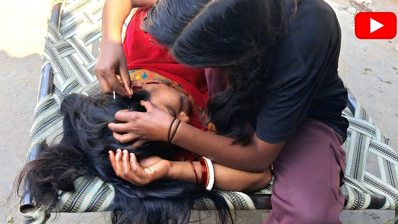 Shaant Gaon Ka Hair Care 🌿 | Soft Nitpicking ASMR | Real Sounds