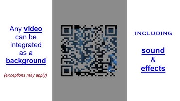embed animation videos clips films to create an advanced expert qr code including your link