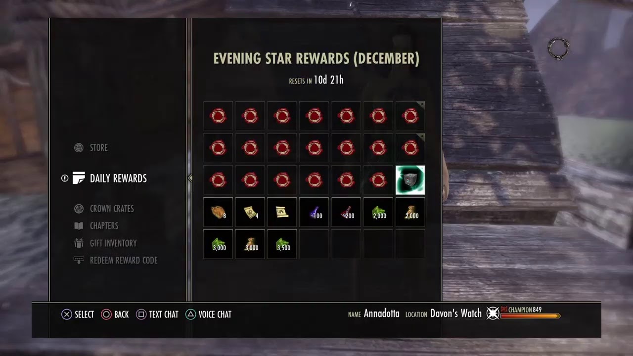 Akaviri Potentate Free  Daily  Reward Crate/ESO/PS4
