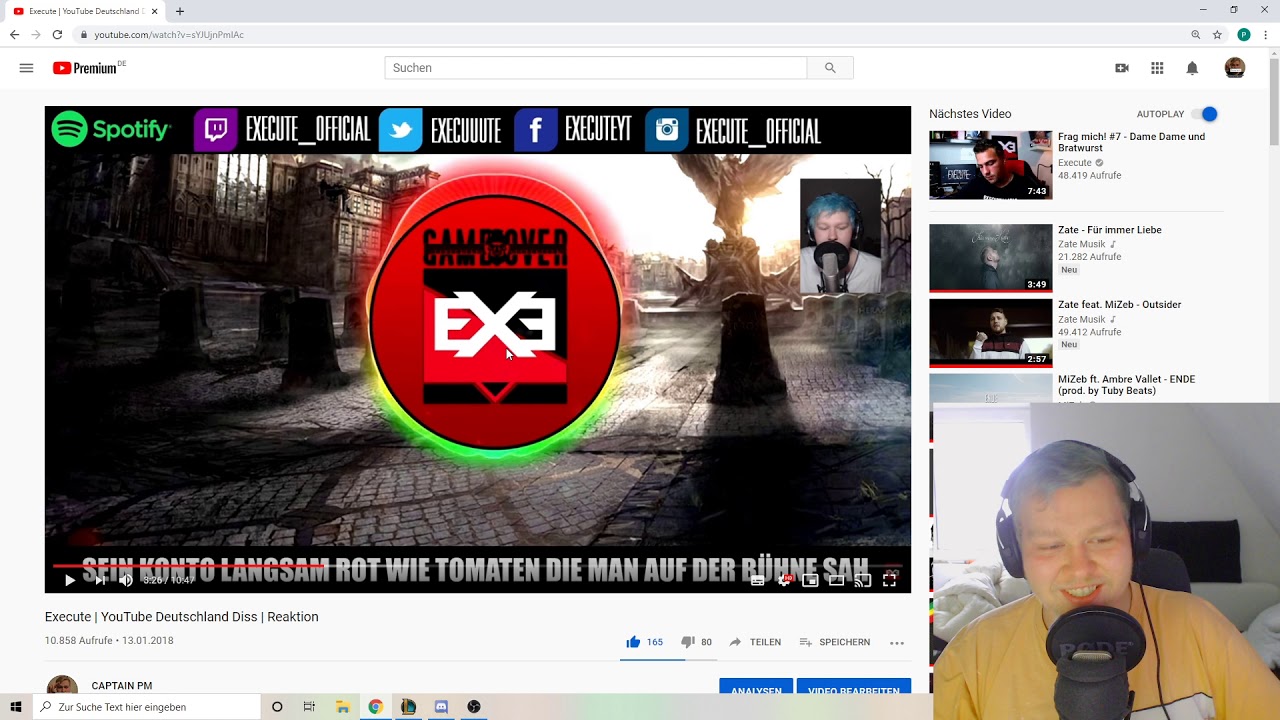 Meine erste Reaction | Reaction by CaptainPM