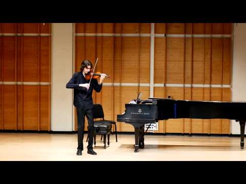 Stephen Waarts, violin | Bartok: Sonata for solo violin