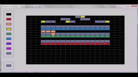 Breakout Level Editor