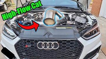 B9 Audi S5 CTS High-Flow Cat Installed - Part 2 | Drive + Exhaust