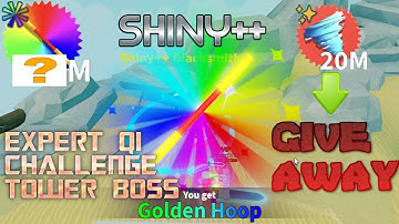 Shiny++ Golden Hoop And Tips For Infinite Tower Boss-Weapon Fighting Simulator Roblox