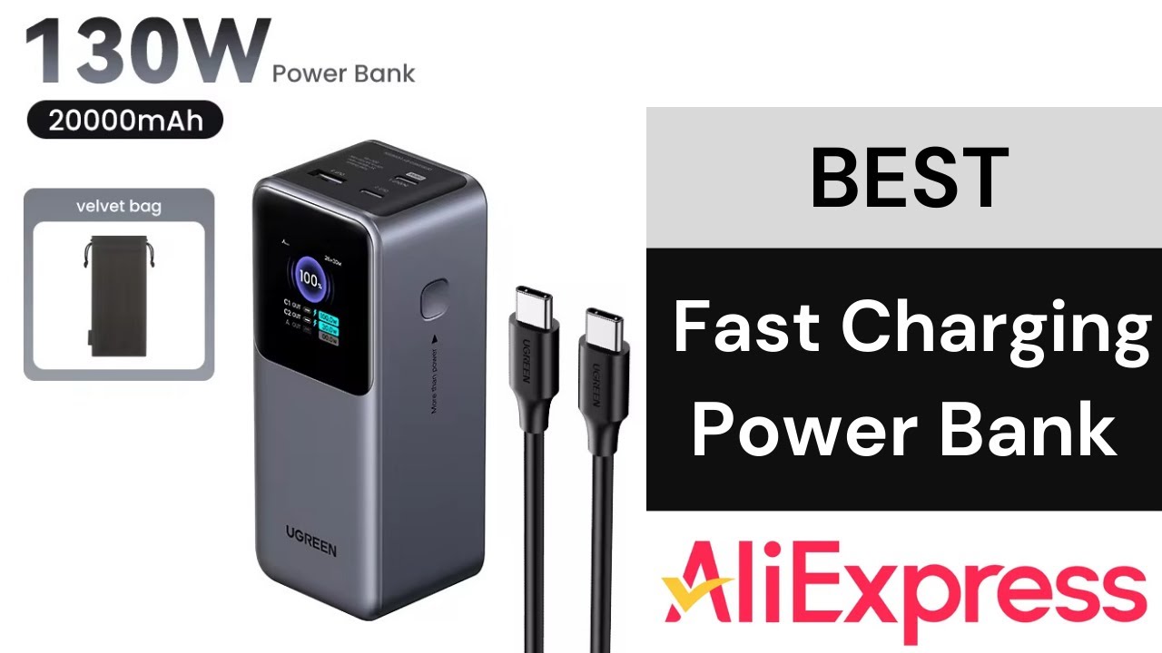 This Is the Ugreen Nexode 25000mah 200w Fast Charging Power Bank.