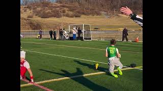 Drew first 7v7 game @PrepRedzone velocity vs PA Goblins 