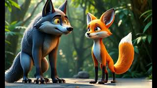 The Clever Fox & Greedy Wolf- Moral Story चालाक लोमड़ी और लालची भेड़िया چالاک لومڑی اور لالچی بھیڑیا