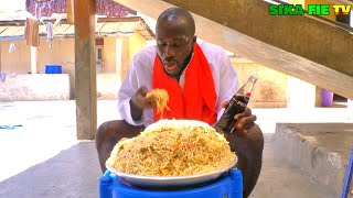 ACABENEZER EATS THE WORLD LARGEST INDOMIE WITH HIS NEW OCCU.L.T FORMAT
