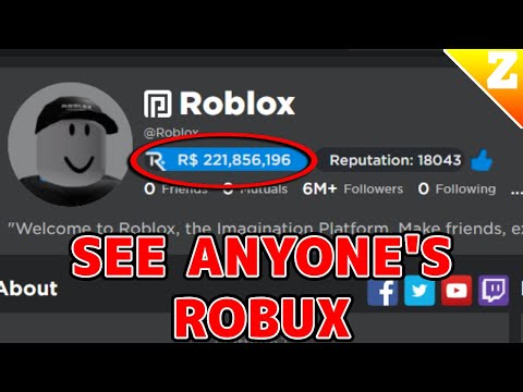 How to SEE HOW MUCH ROBUX SOMEONE HAS! (Roblox) 