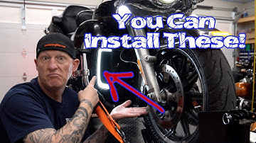 Install Kuryakyn Tracer LED Fairing Lower Grills on a Harley-Davidson