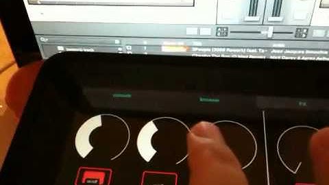 traktor + iPad (Touch OSC)
