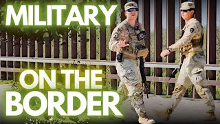 ARMED Military @ the Border Wall!! MIGRANT CRISIS. Hidalgo Texas.