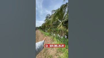 Bán 3 lô đất nền có 100m2 thổ cư giá 750tr tại Thạnh Trị - Gò Công Tây #huyentrangbds #batdongsan