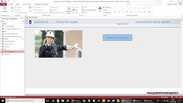 Access progetti - un database da zero / guida 08 apertura maschera su nuovo record e tabulazioni