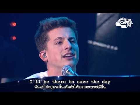 Charlie Puth - One Call Away Live 2015 - Lyrics Sub Thai - Eng (แปลเพลงสากล)
