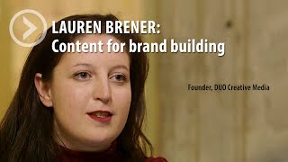 LAUREN BRENER: Content for brand building by Generate Insights 54 views 4 years ago 1 minute, 33 seconds