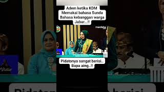 Pidato KDM Bahasa Sunda Budaya Mendunia Santui#kangdedymulyadi