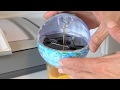 Mova Globe cut open reveals powerful magnet. Why? Its ingenious purpose.