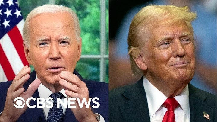 Biden to address 2024 exit in Oval Office speech as Trump holds rally