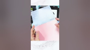 How to add Texture to Layout with Dreamy Tiles Embossing Folder #altenew #papercrafting #cardmaking