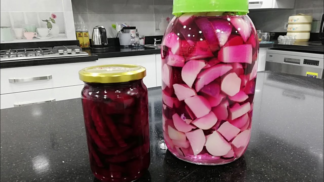 سر يجعل مخلل اللفت والبنجر مقرمش لاخر قطعه