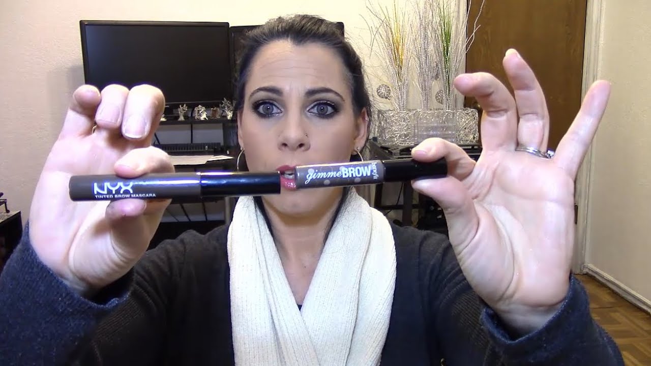 Benefit Gimme Brow vs NYX Tinted Brow Mascara
