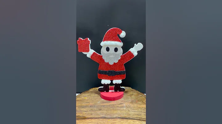 Diy santa with Christmas craft kit #shorts #youtubeshorts #diy #craft #santa #christmas #kidsvideo