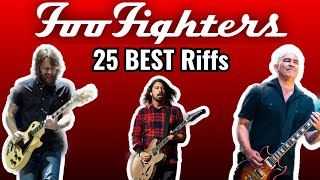 25 Of The BEST Foo Fighters Riffs (with tabs)