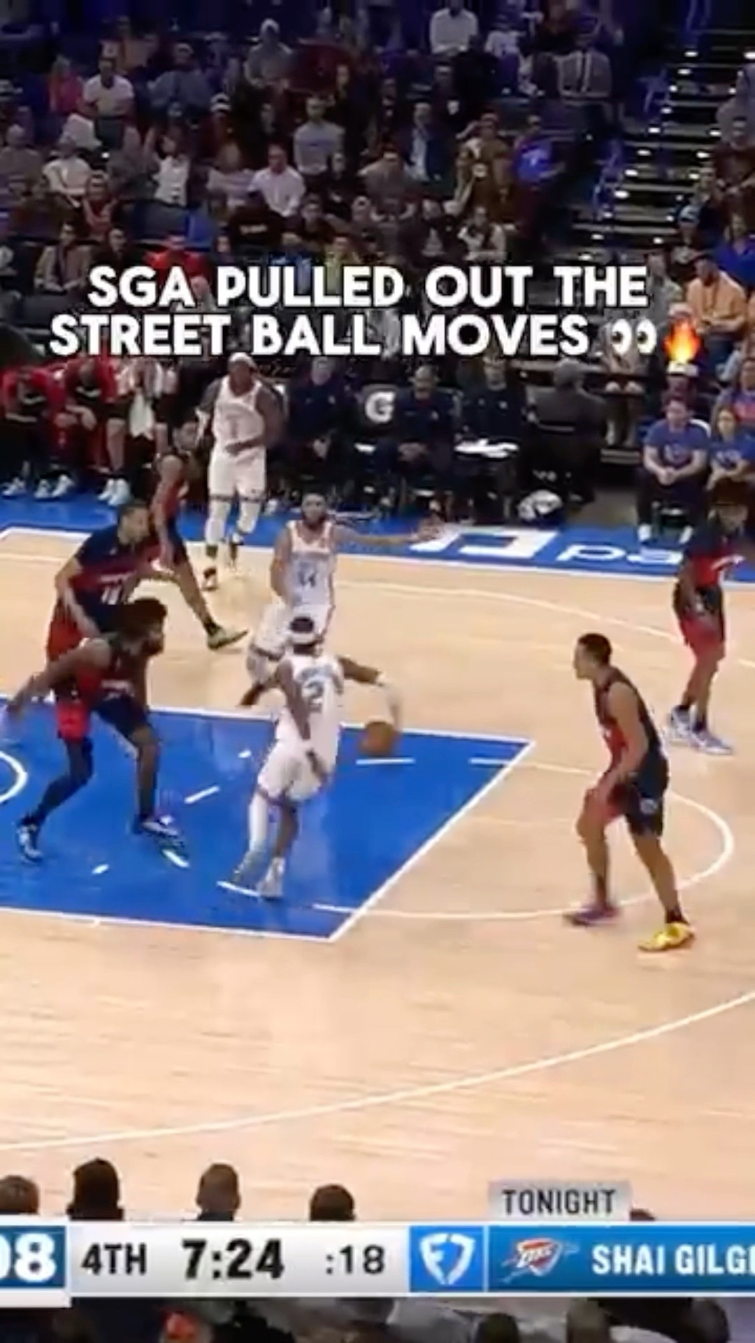 Shai with the TOUGH moves. ?? ​⁠​⁠@Sprite