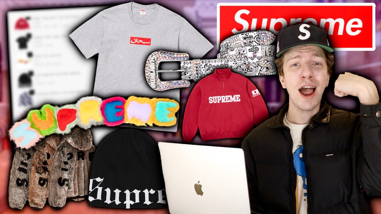 I Spent $500 on Supreme's Biggest Drop! (Week One Live Cop)