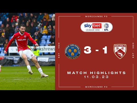 Shrewsbury Morecambe Goals And Highlights