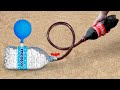 Experiment: Coca-Cola and Mentos vs Giant Bottle with Balloons