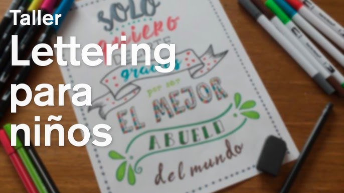 El increíble libro de lettering para Niños y Niñas