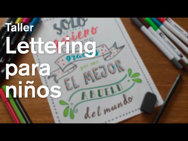 Lettering (Actividad para niños y niñas)